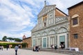 Basilica San Miniato al Monte St. Minias on the Mountain in Fl Royalty Free Stock Photo